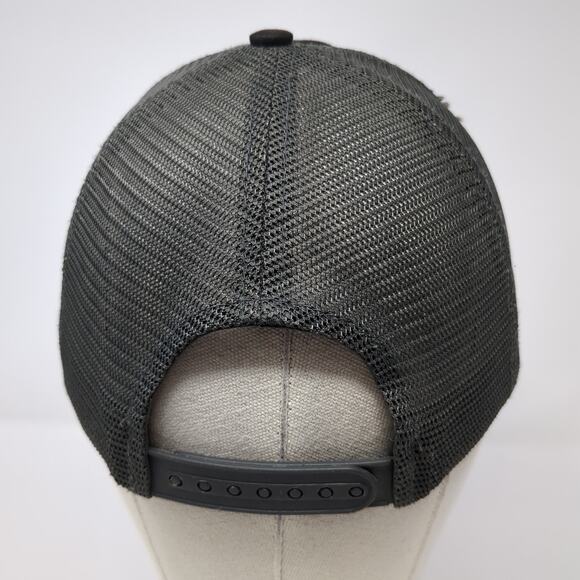 Idaho Big Foot Snapback Trucker Hat Black OS Adjustable Arcadian Outfitters - Picture 6 of 9